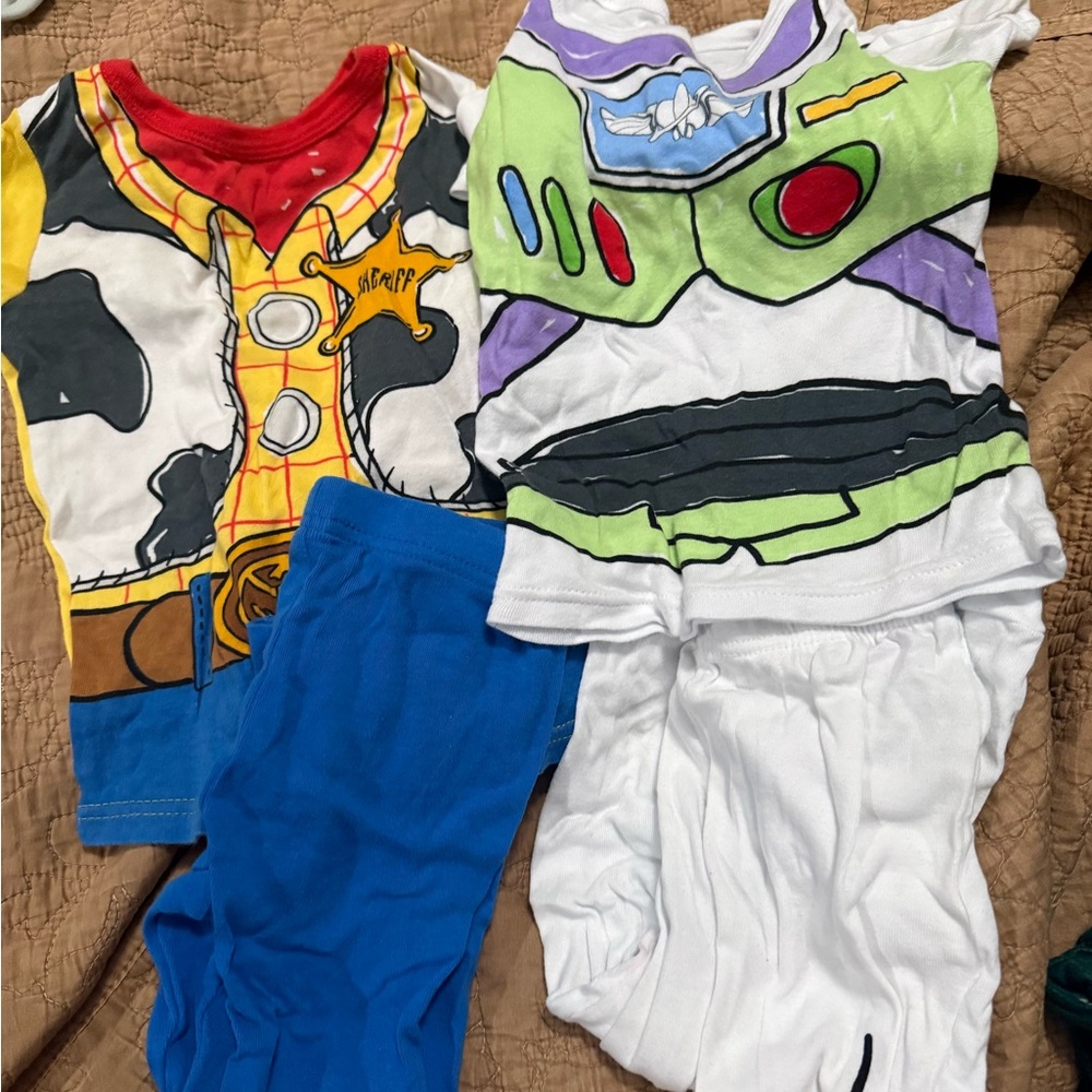 Kids Toy Story pajama Set - Woody and Buzz Lightyear and bluey too